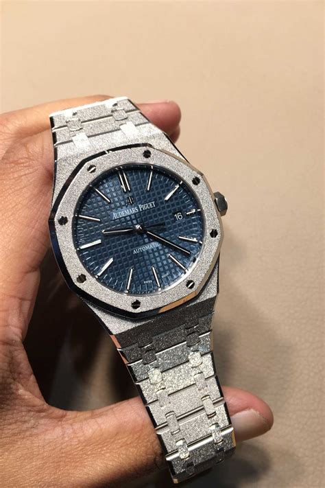 audemars piguet royal oak frosted gold limited edition|royal oak price list.